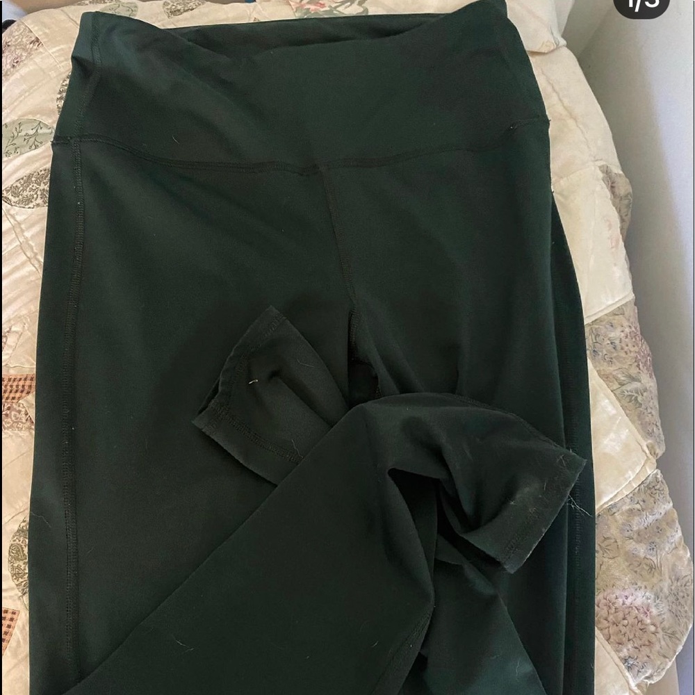 Olive green leggings